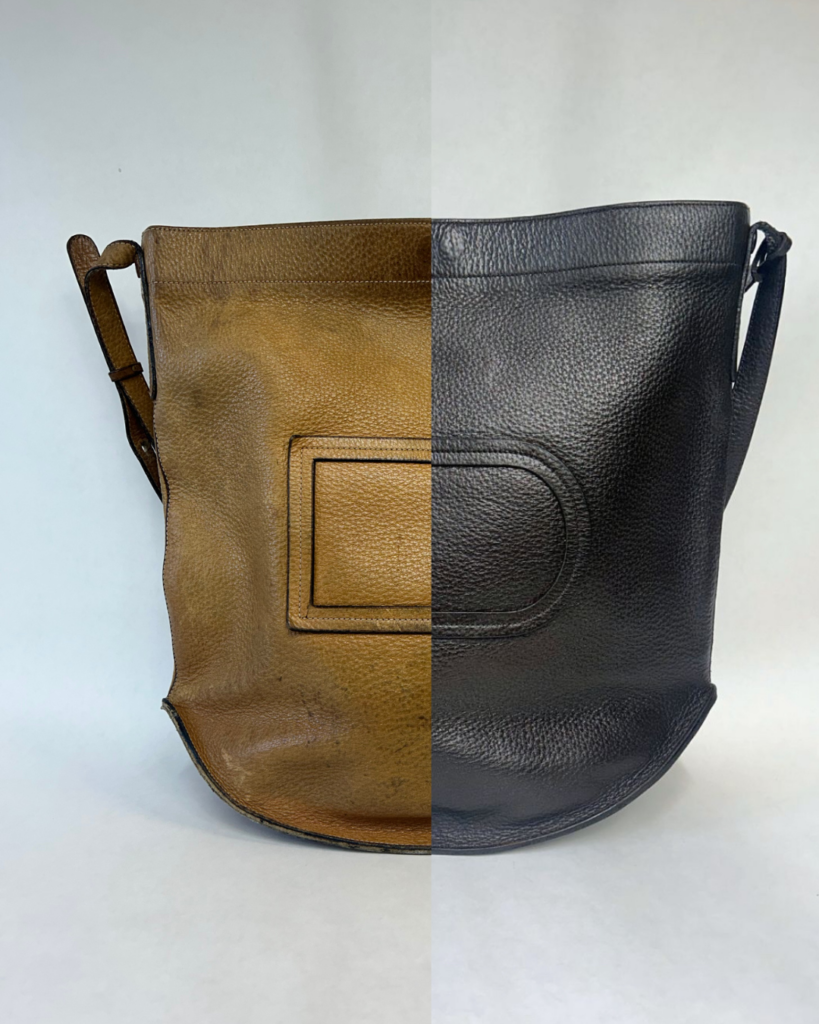Delvaux le pin voor/na beeld herkleuring