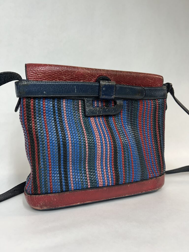 Delvaux multicolor toile de cuir